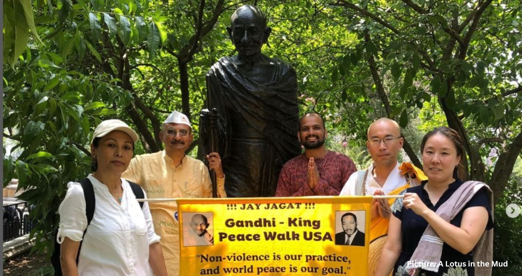 Featured & Cover  Walking for Peace A Global Pilgrimage reaches America