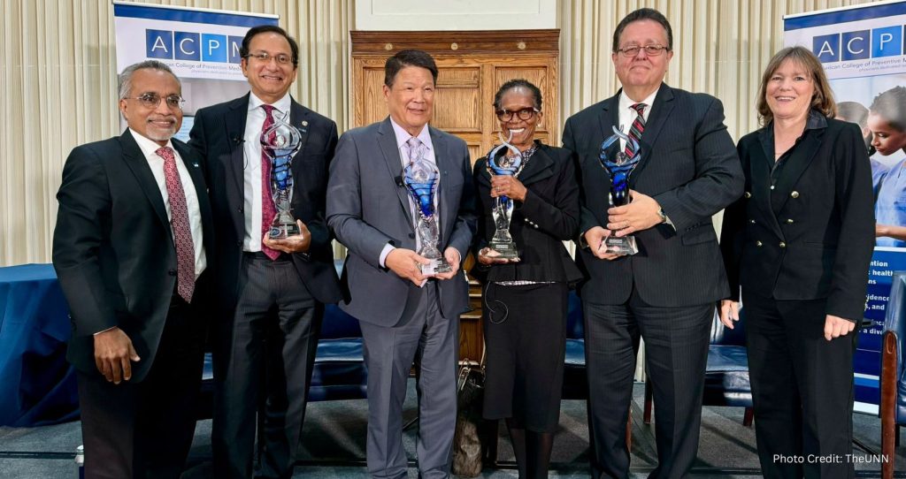 Dr. Satheesh Kathula Receives The Daniel Blumenthal Award On Behalf Of AAPI