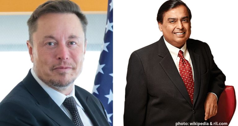 Elon Musk and Mukesh Ambani Set to Compete for India’s Satellite