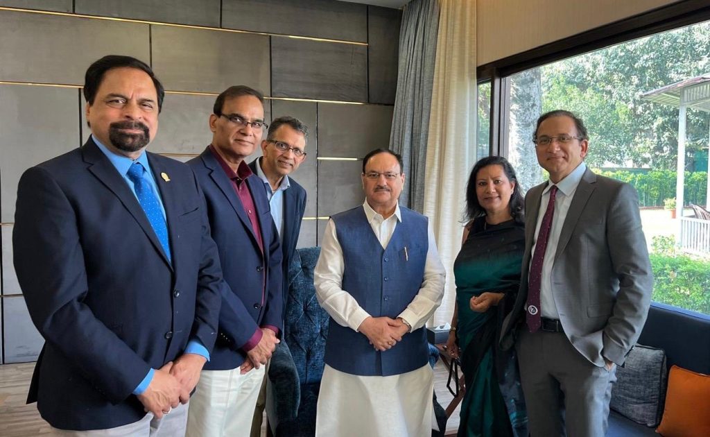 During Meeting With Sri J.P Nadda, Minister of Health & Family Welfare ...