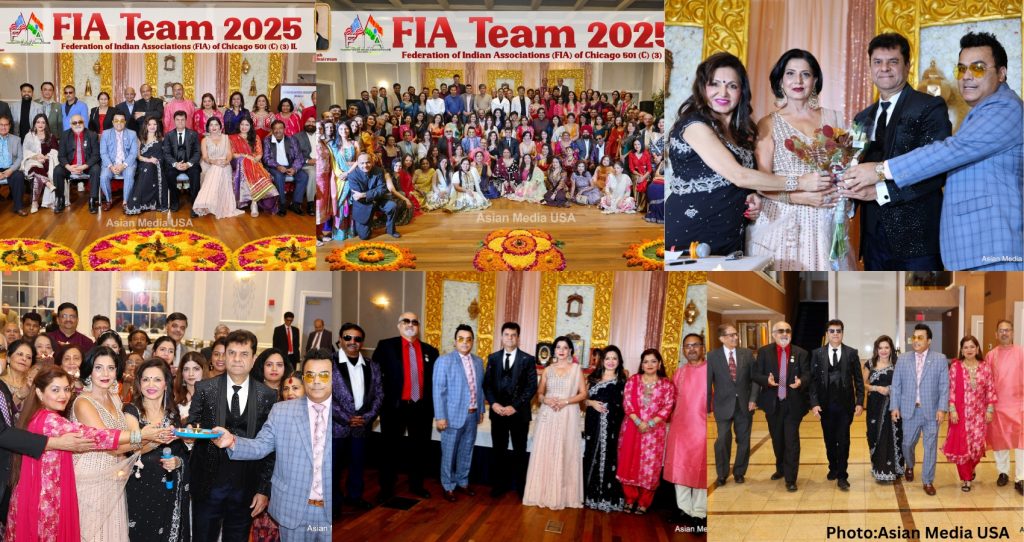 Federation of Indian Associations Lights Up Diwali with New Leadership and a Vision for 2025