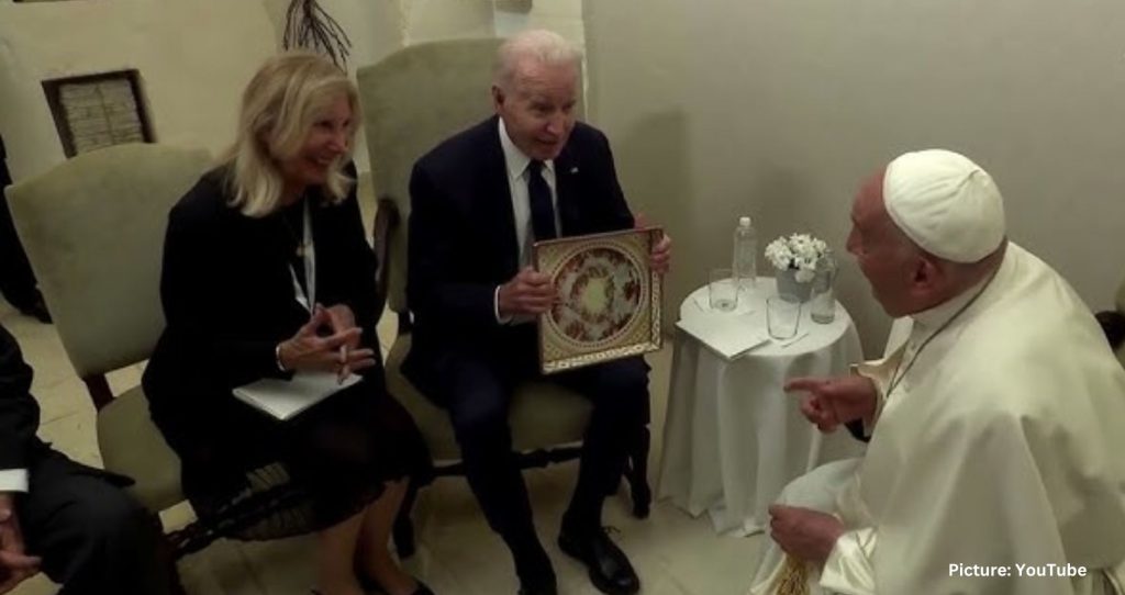 President Biden Awards Pope Francis the Presidential Medal of Freedom with Distinction