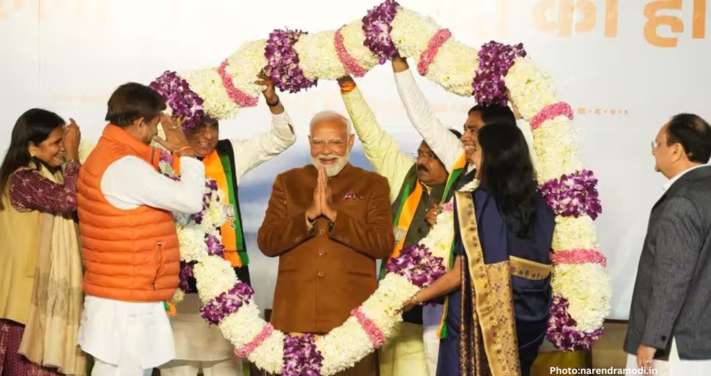 Feature and Cover BJP Ends AAP’s Decade Long Reign in Delhi Kejriwal and Sisodia Defeated