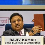 Feature and Cover Outgoing Chief Election Commissioner Rajiv Kumar Advocates for Remote Voting Biometric Authentication and Electoral Reforms
