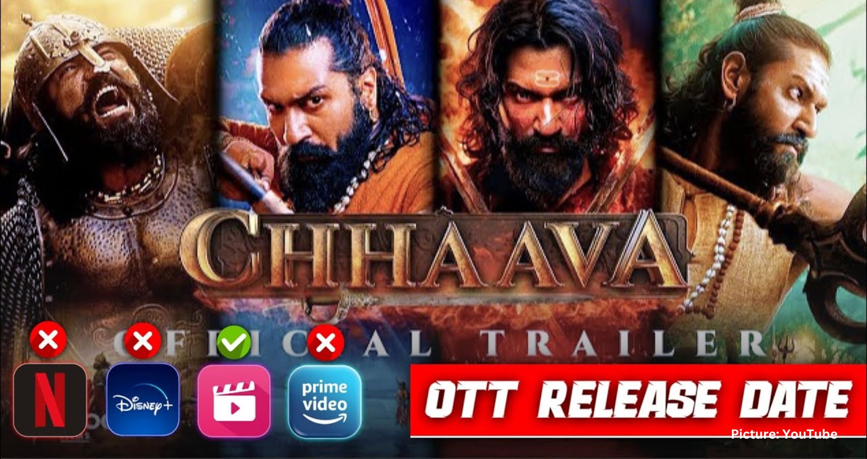 Chhaava’s OTT Release: Vicky Kaushal’s Historical Drama Set to Premiere on Netflix