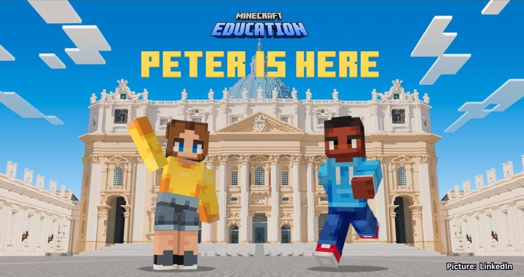 Saint Peter’s Basilica Comes to Life in Minecraft Educational Game
