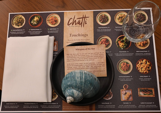 Menu at Chatti