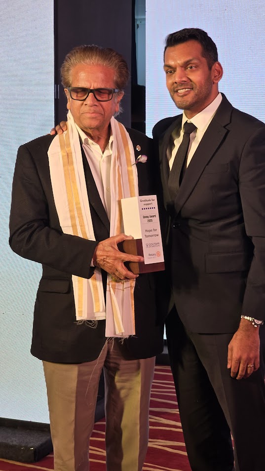 Sam with V K Raju