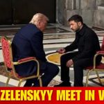 Featured & Cover Trump and Zelenskyy Hold Private Meeting at Vatican Amid Global Attention