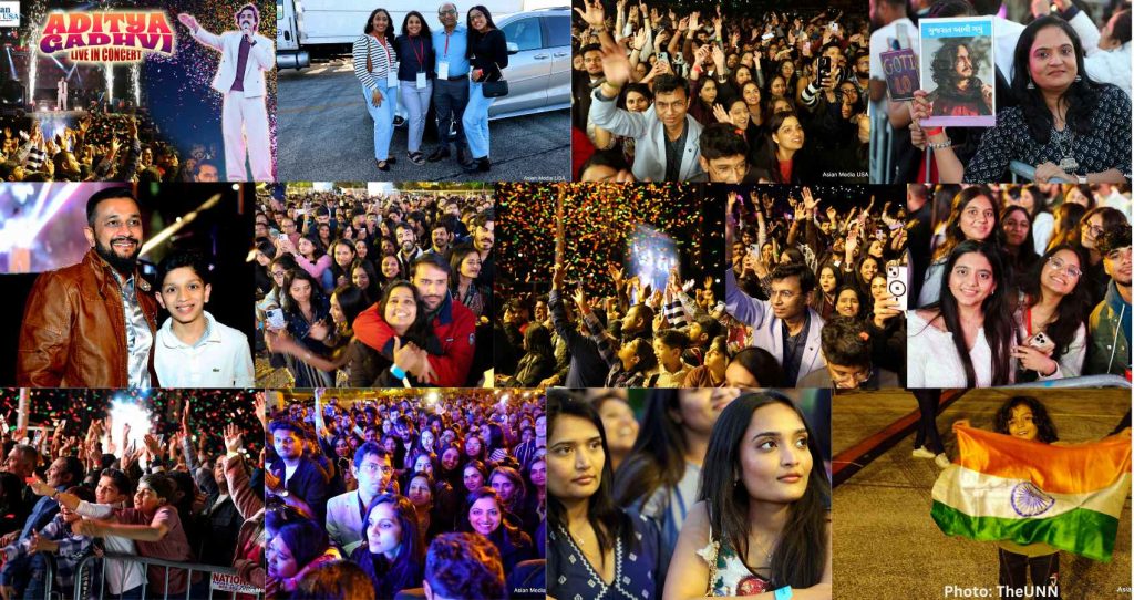 A Night Under the Stars: Aditya Gadhvi’s Historic Open-Air Gujarati Concert Lights up Chicago