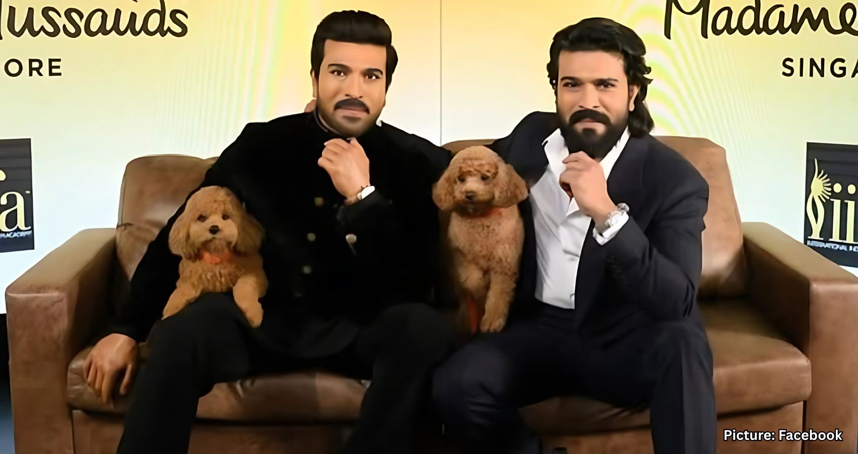 Ram Charan’s Wax Figure with Pet Rhyme Unveiled at Madame Tussauds Singapore in Historic First