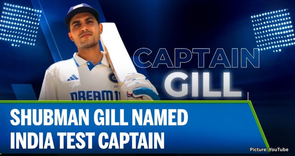 Shubman Gill Named India’s New Test Captain for England Tour Amid Major Team Transition