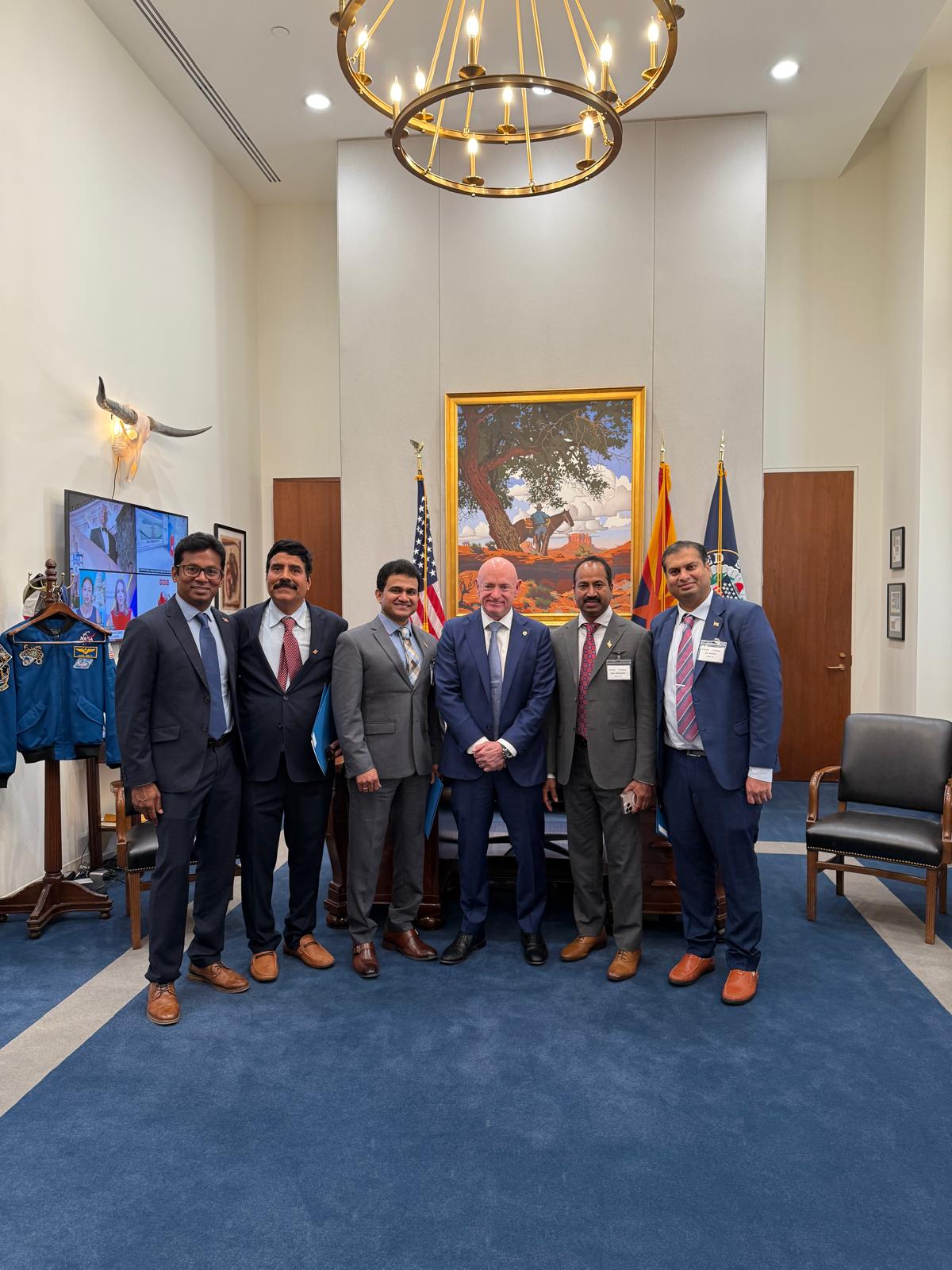 Capitl Hill With Sen Mark Kelly
