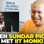 Featured & Cover IIT Monk's Remark to Google CEO Sparks Conversation on Stress and Spirituality