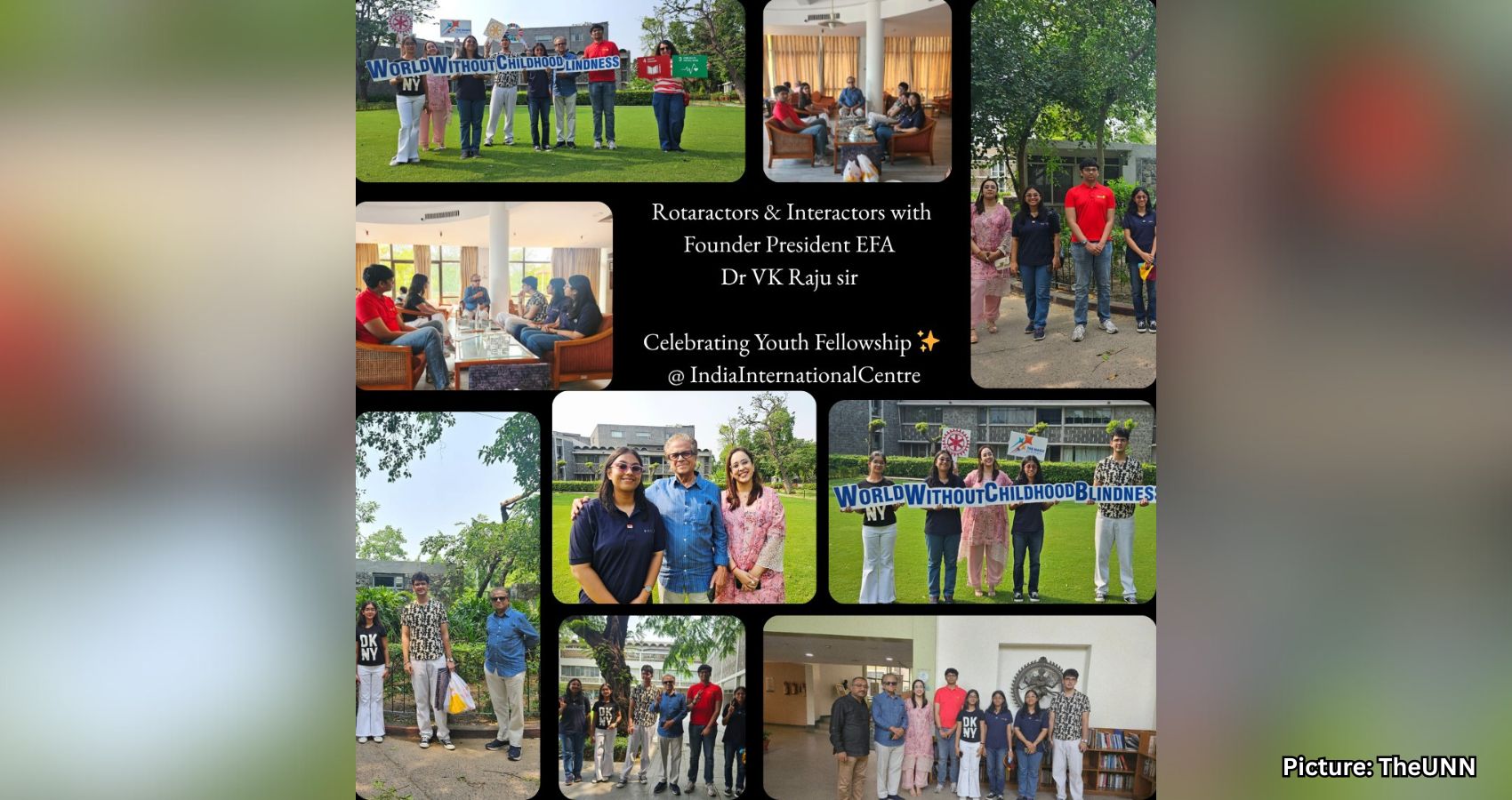 Featured & Cover Rotary Youth from India Team Up with Dr V K Raju to Combat Childhood Blindness