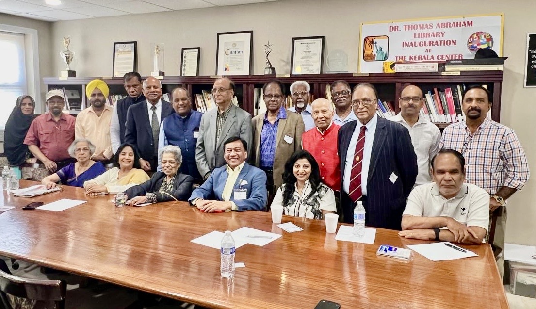 Speaker Dr Bhuvan Lall and Dr Aarti Lall with GOPIO and Kerala Center officials members and supporters Speaker Dr Bhuvan Lall and Dr Aarti Lall with GOPIO and Kerala Center officials members and supporters