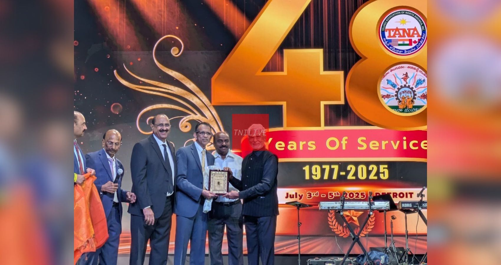 Dr. Lokesh Edara Presented with Ravindranadh Guttikonda Lifetime Achievement Award By TANA Foundation