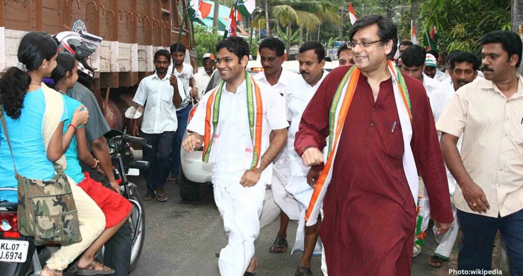Feature and Cover Tharoor Leads Kerala Poll; Shailaja Among LDF Leaders