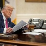 Feature and Cover Trump EU's Von Der Leyen Agree to 15% Tariff Deal