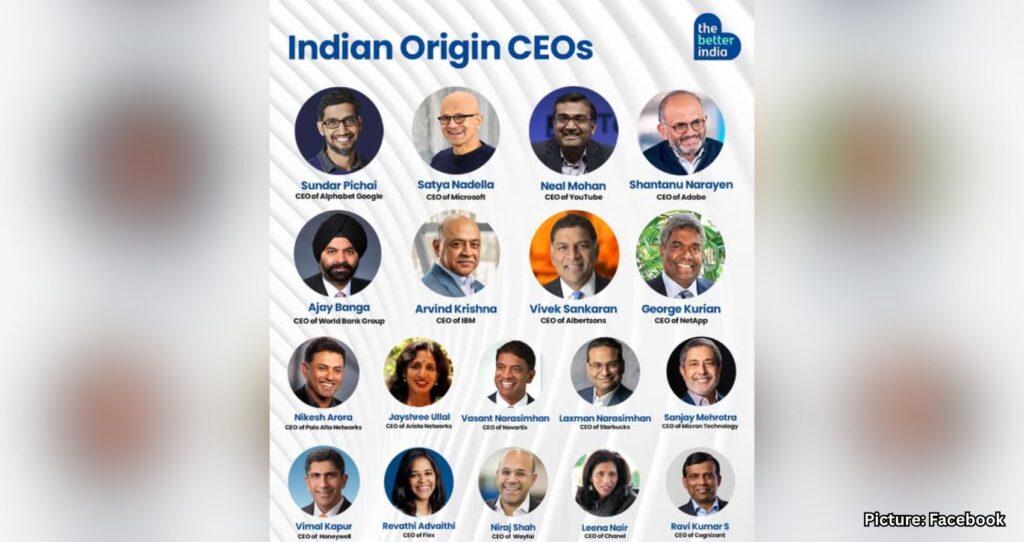 Indian-Origin Executives Lead Major Global Tech Companies