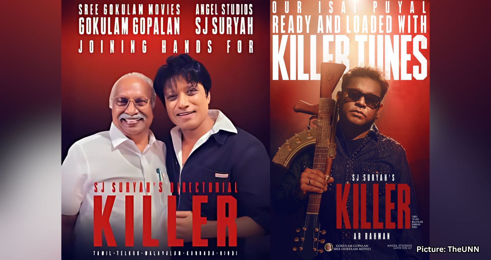 A.R. Rahman to Score Music for S.J. Suryah’s ‘Killer’ Film