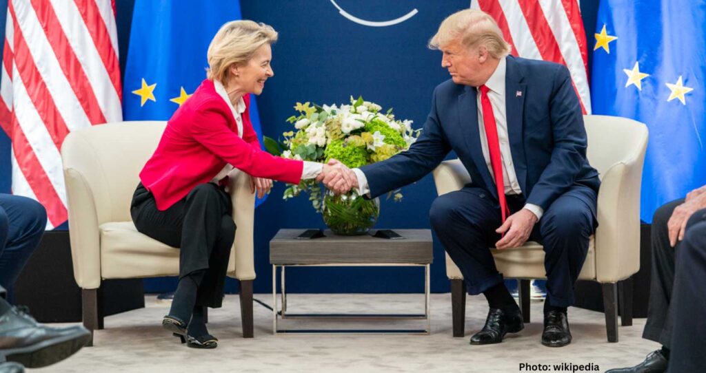 Feature and Cover EU Concedes to Trump Transatlantic Trade Dispute Continues