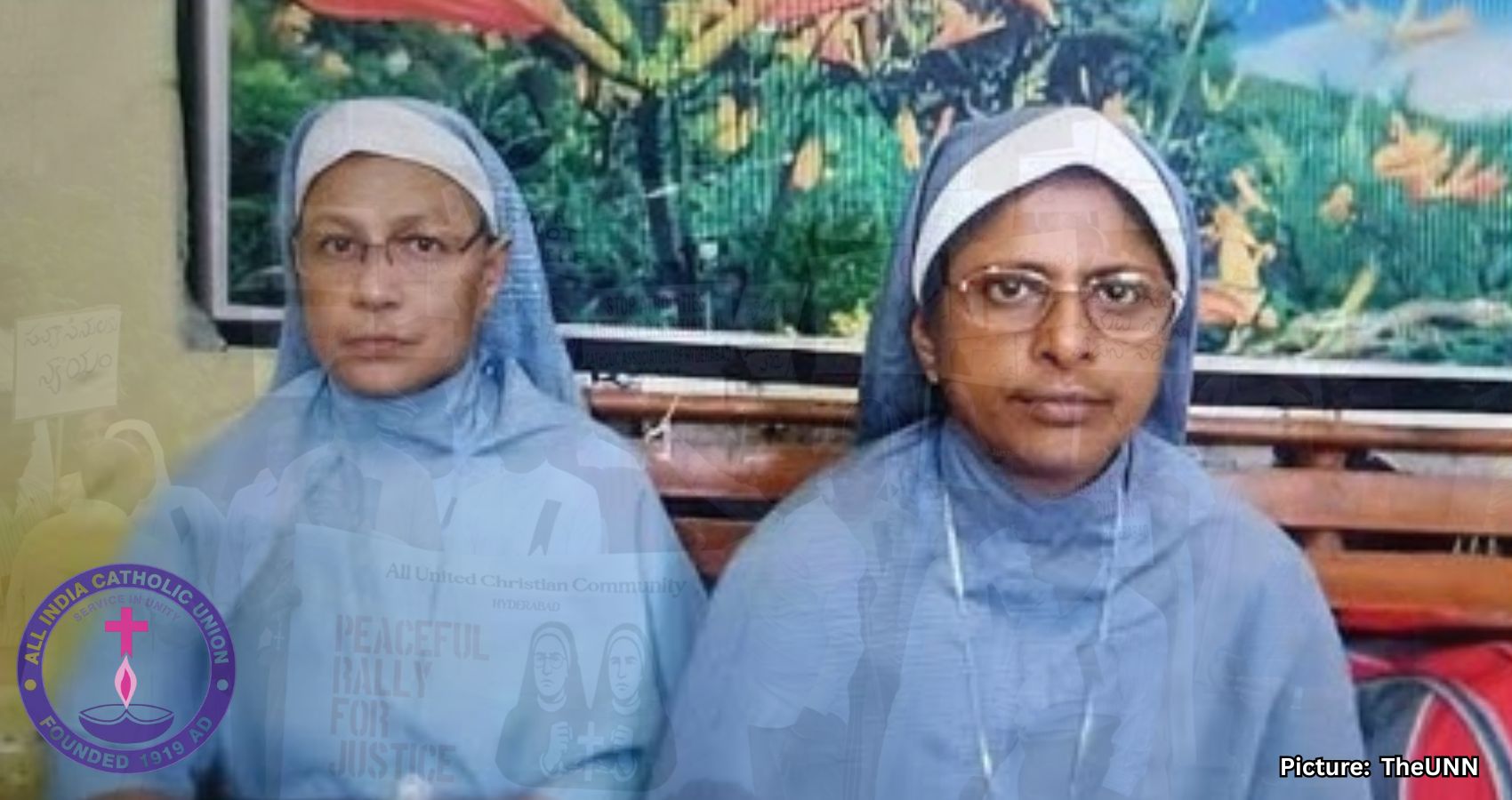 Featured & Cover AICU demands release of Nuns in Chhattisgarh condemns Rising Tide of Anti Christian Violence in India