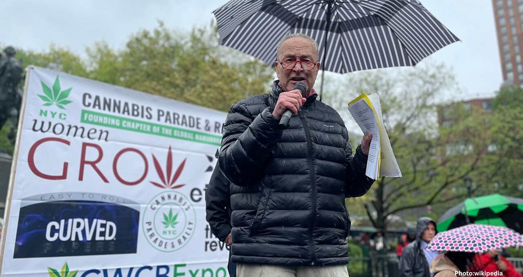 Feature and Cover Chuck Schumer Suggests Epstein May Have Influenced Kimmel's Show Cancellation