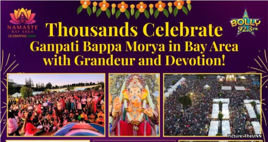 GANPATI BAPPA MORYA – Bay Area’s Largest & Grandest Ganesh Festival Draws 20,000+ Devotees in a Spectacular Celebration