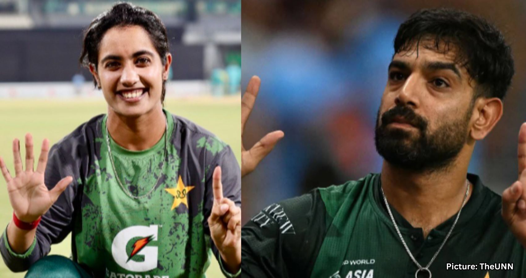 Featured & Cover Nashra Sundhu Mimics Haris Rauf's Gesture During India Match
