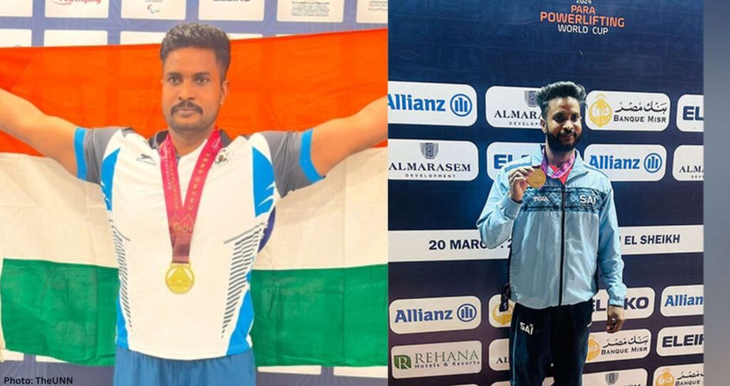 Vinay Wins Gold at 2025 Para Powerlifting World Championships in Cairo
