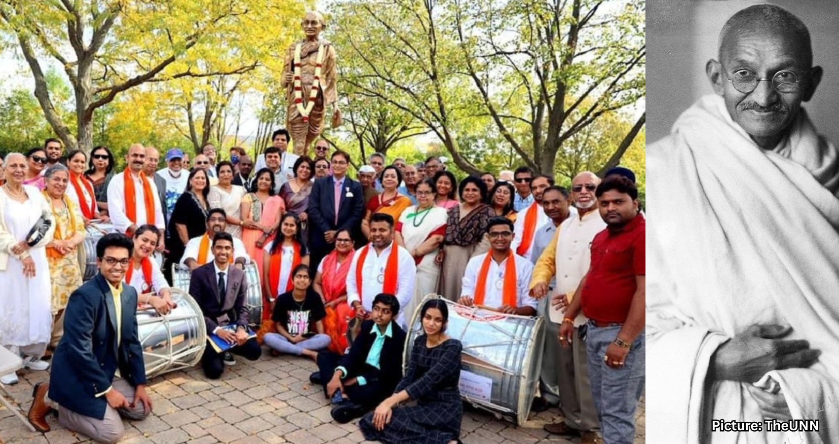 Featured & Cover Indian American Community Celebrates Gandhi's Birthday with Generosity and Tradition
