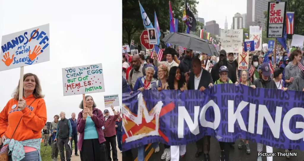 Featured & Cover Nationwide Protests Against Monarchy Attract Large Crowds Across U S