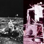 Featured & Cover Orbiter Photos Reveal Lunar Modules from First Two Moon Landings