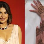 Featured & Cover Priyanka Chopra Shows Off 'Nicholas' Mehendi Before Karva Chauth