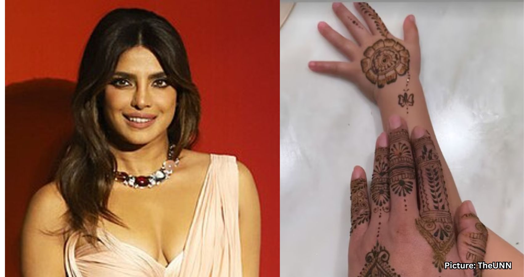 Featured & Cover Priyanka Chopra Shows Off 'Nicholas' Mehendi Before Karva Chauth