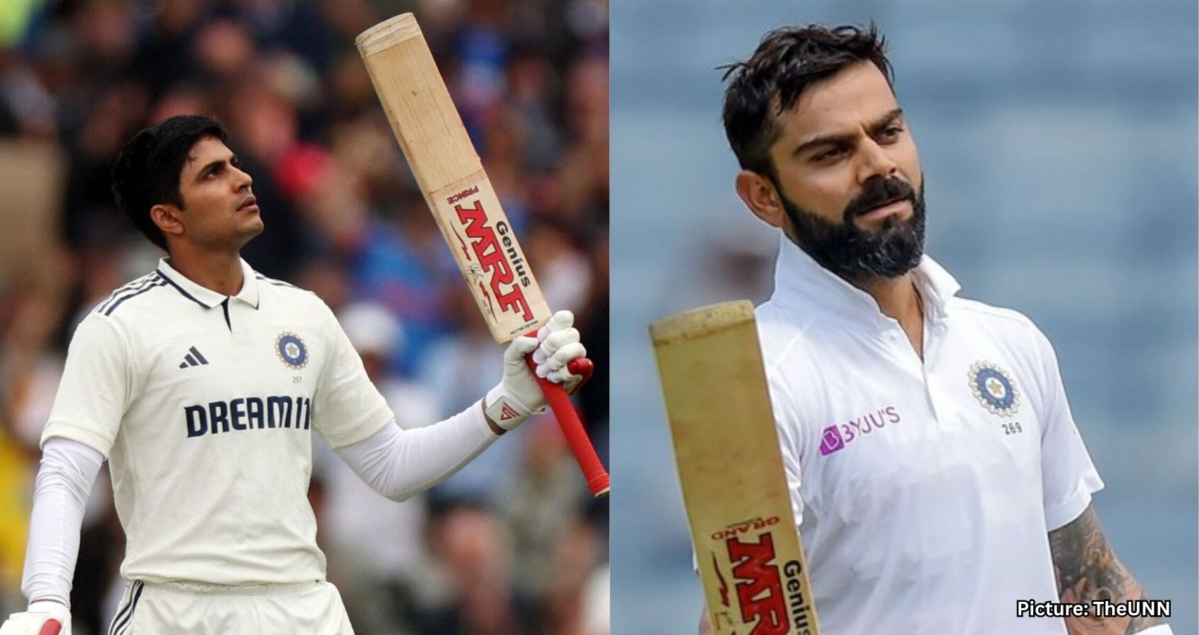 Featured & Cover Shubman Gill Ties Virat Kohli's Record with Fifth Century as Captain