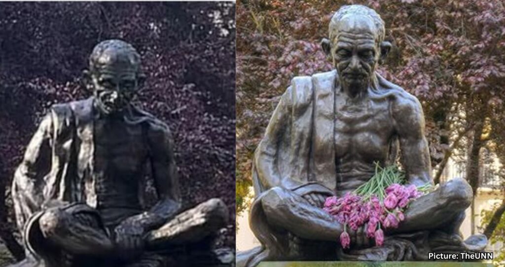 Vandalism of Gandhi Statue in London Provokes Diplomatic Response