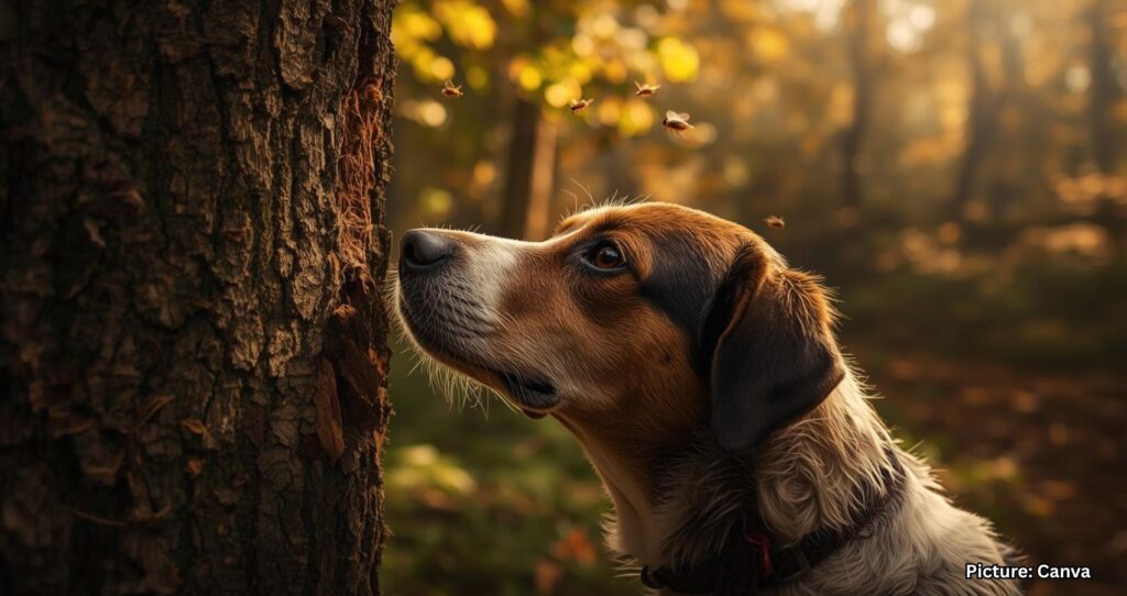 Virginia Tech Study Finds Dogs Can Detect Invasive Lanternfly Species
