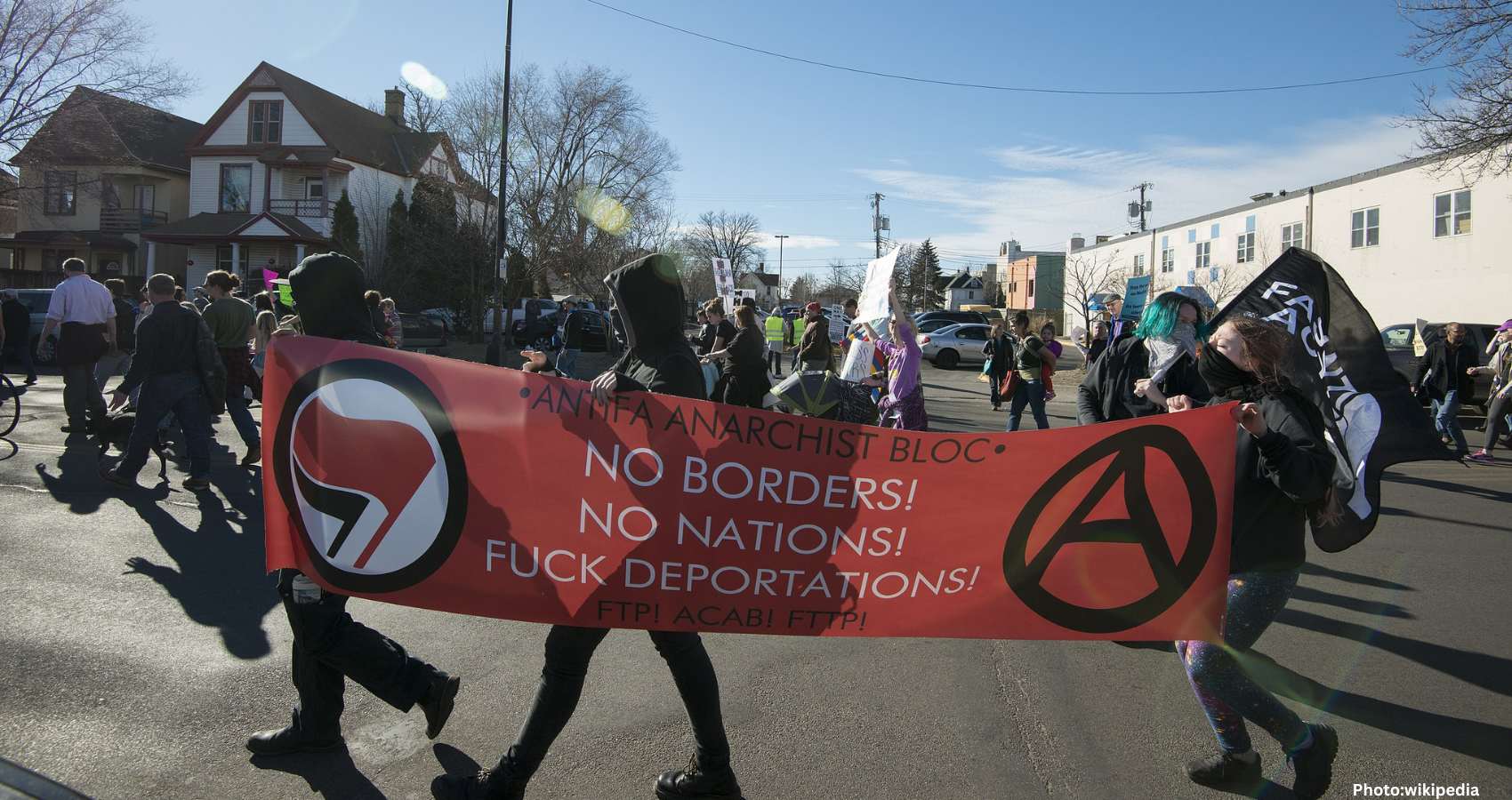 Feature and Cover Antifa Protests Turn Violent in Germany Amid U S Terror Designation