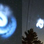 Featured & Cover Spectacular Blue Spiral Light Likely Caused by SpaceX Rocket Launch