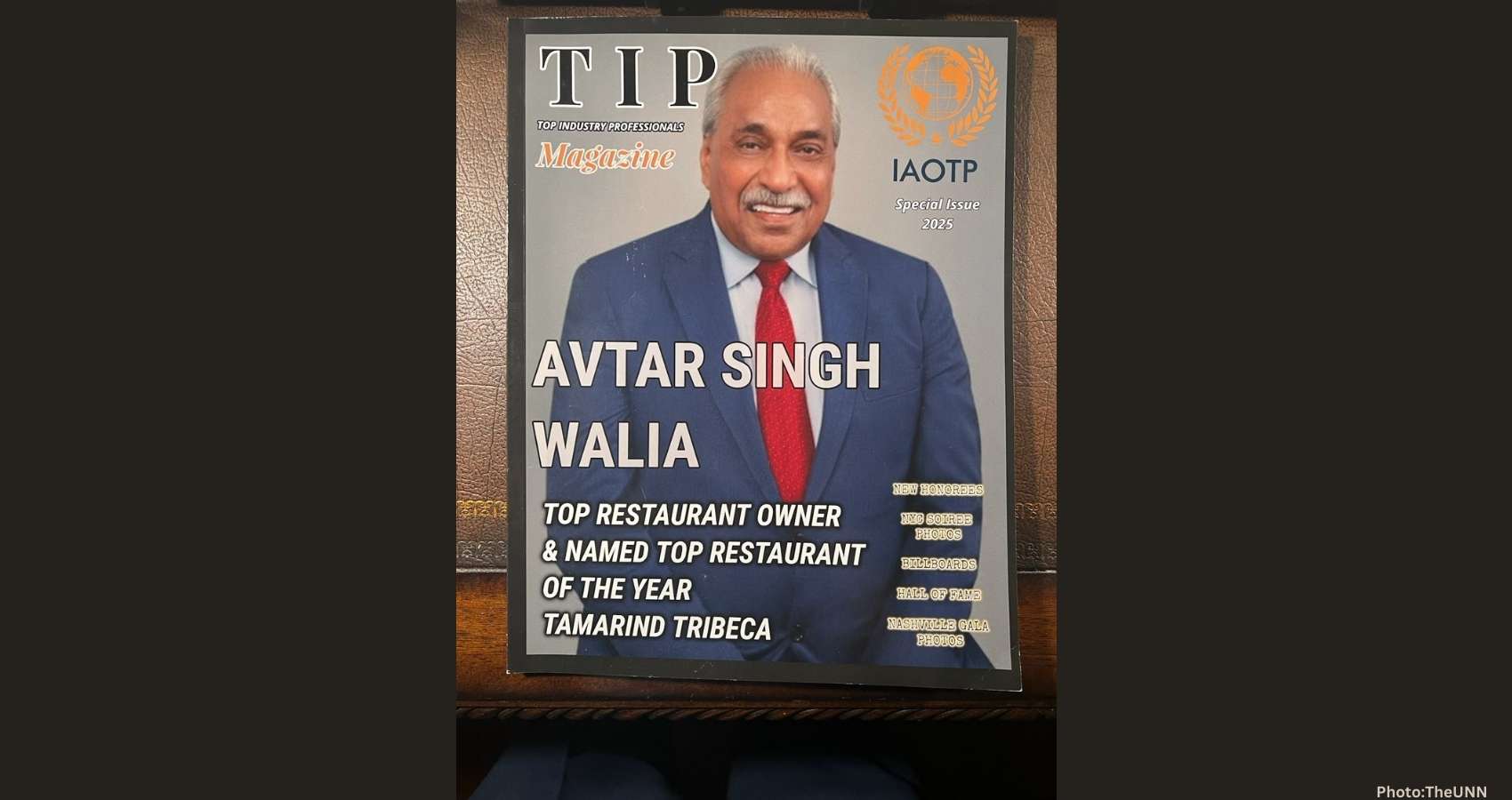 Feature and Cover Avtar Singh Walia Named Top Restaurant Owner of the Year by IAOTP