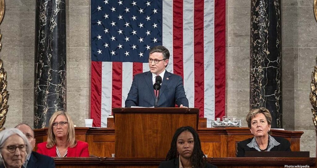 Feature and Cover Johnson Urges House Republicans to 'Stay Healthy' Amid Shrinking Majority