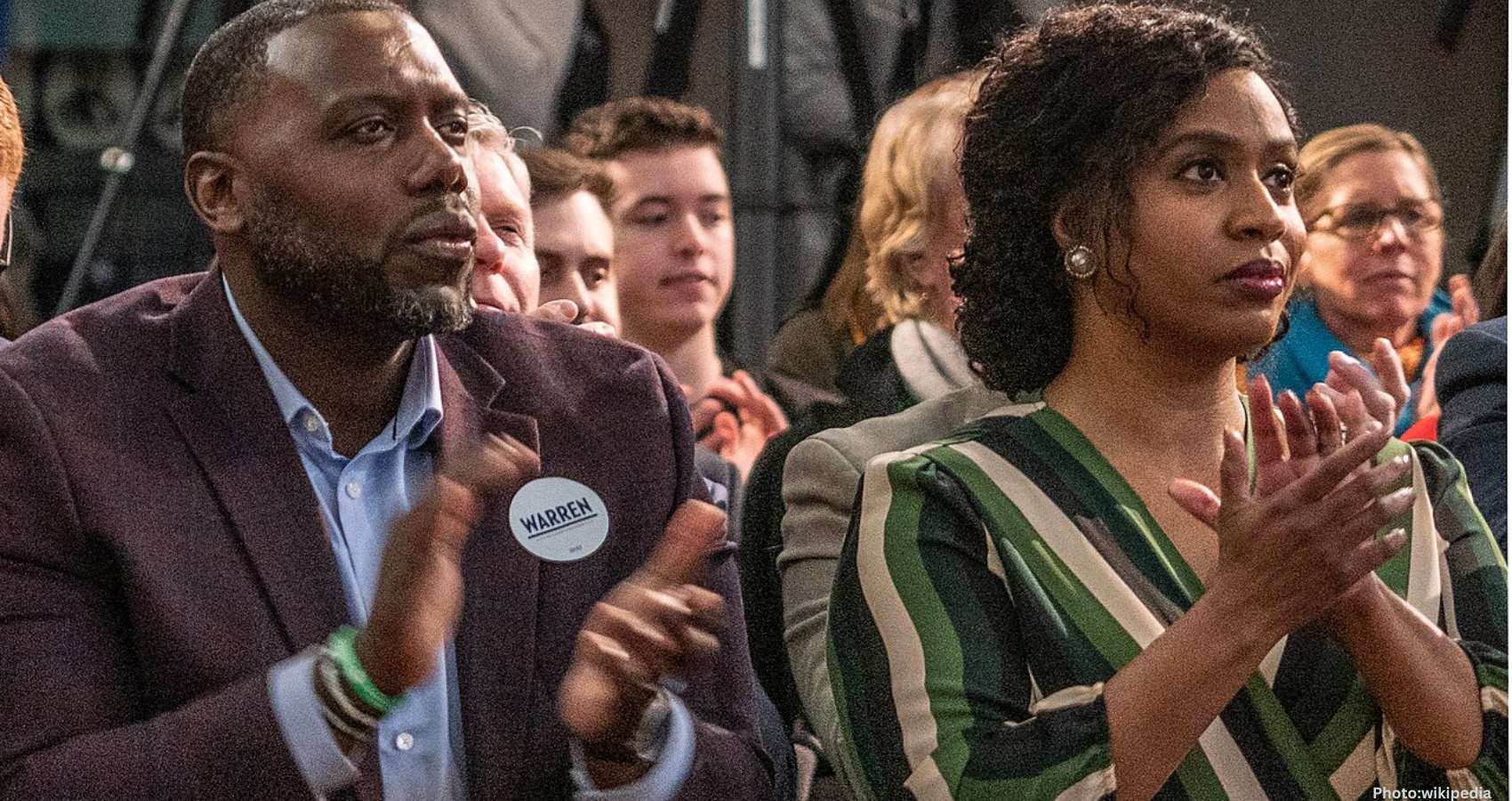 Rep. Ayanna Pressley’s Husband Disrupts Question During Event
