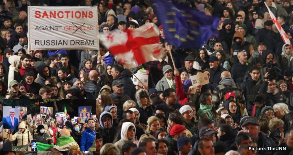 Georgian Protesters Monitor Iran Amid Ongoing Domestic Demonstrations