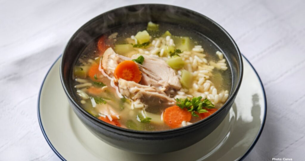 Feature and Cover Chicken and Potato Soup Recipe Featuring Fresh Dill