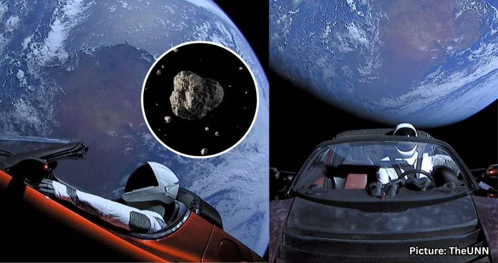 Newly Discovered Asteroid Identified as Tesla Roadster in Space