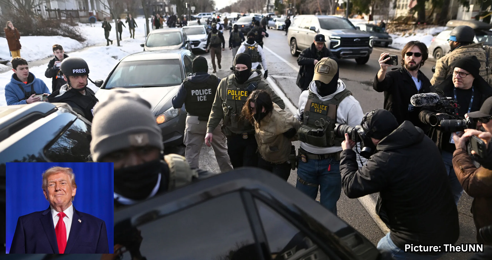 Trump Defends Federal Enforcement in Minneapolis, Claims Crime Rates Dropped