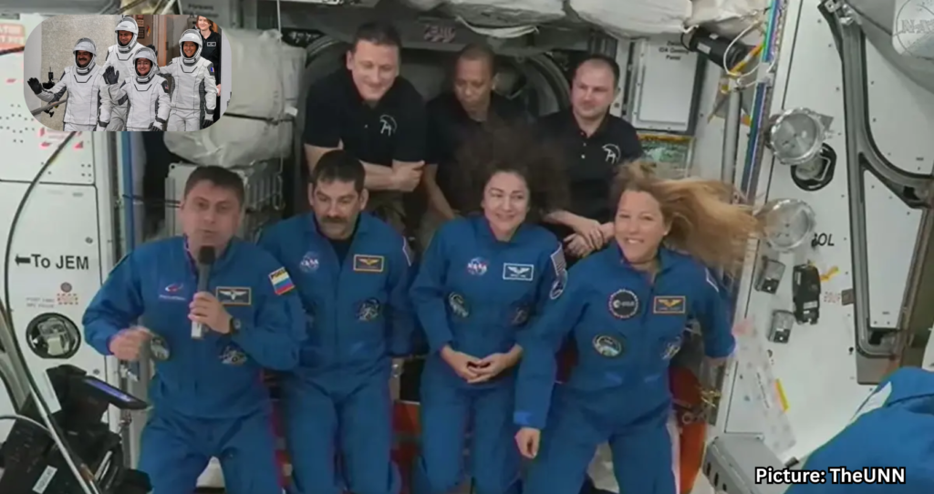 Astronauts Arrive at ISS for Eight-Month Mission After Medical Emergency