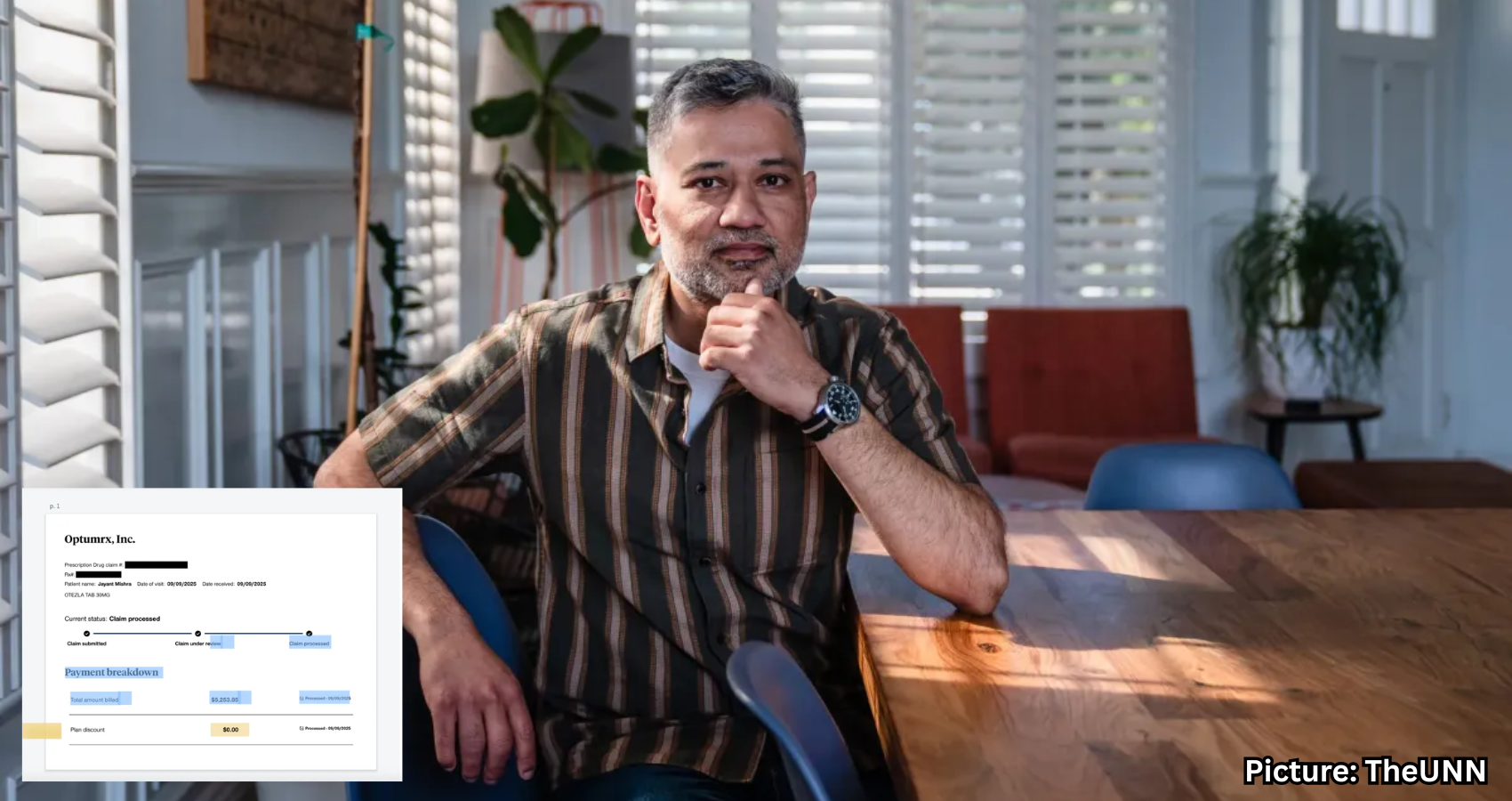 Featured & Cover Indian American Jayesh Mishra Faces High Bills Despite Co Pay Card